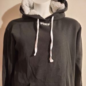 PINK Furry Hooded Sweater